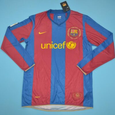 FC Barcelona Local / Fan version / Manga Larga / Retro 07-08