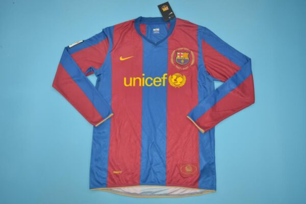 FC Barcelona Local / Fan version / Manga Larga / Retro 07-08