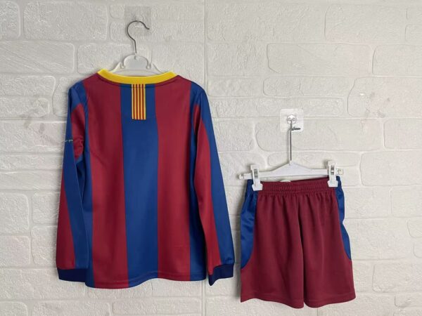 FC Barcelona Local / Kid version / Fan version / Manga Larga / Retro 10-11 - Imagen 2