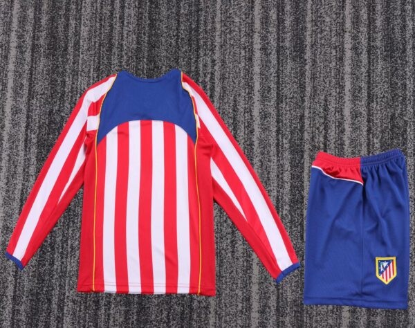 Club Atletico de Madrid Local 2 / Kid version / Fan version / Manga Larga / Retro 04-05 - Imagen 2