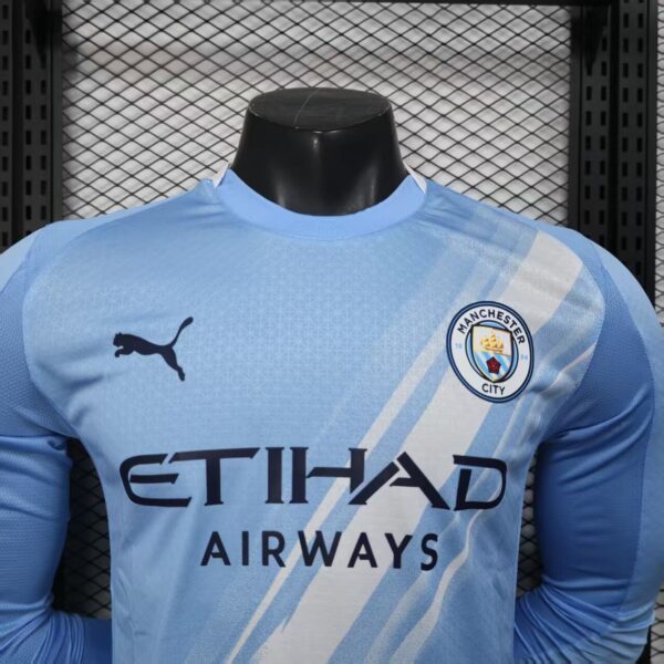 Manchester city fc Local / Player version / Manga larga - Imagen 2