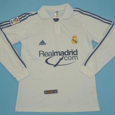 Real Madrid Local / Fan version / Manga Larga / Retro 01-02