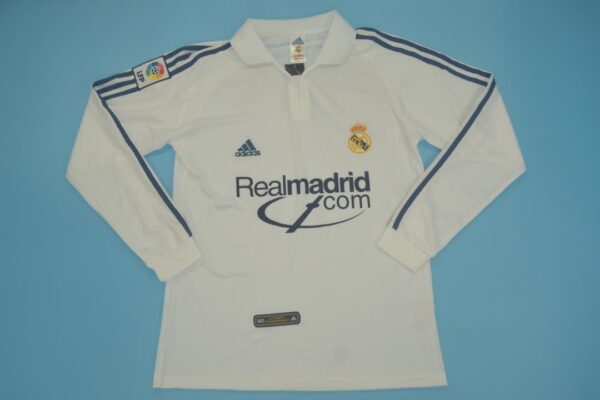 Real Madrid Local / Fan version / Manga Larga / Retro 01-02