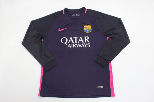 FC Barcelona Visitante / Fan version / Manga Larga / Retro 16-17