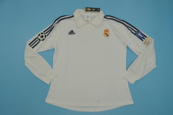 Real Madrid Local / Fan version / Manga Larga / Ucl / Retro 01-02