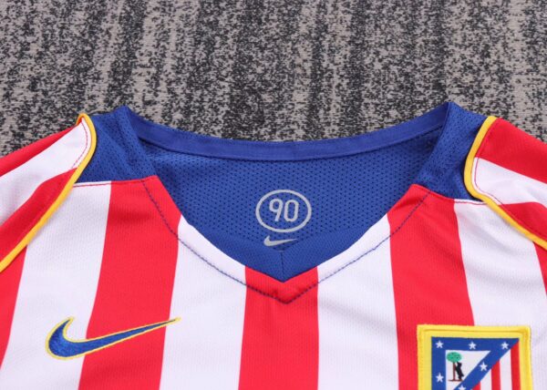 Club Atletico de Madrid Local 2 / Kid version / Fan version / Manga Larga / Retro 04-05 - Imagen 3