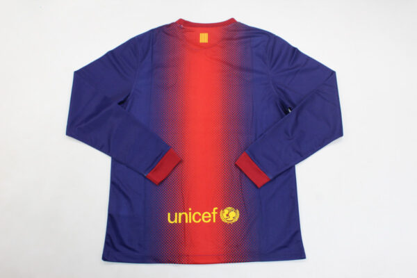 FC Barcelona Local / Fan version / Manga Larga / Retro 12-13 - Imagen 4