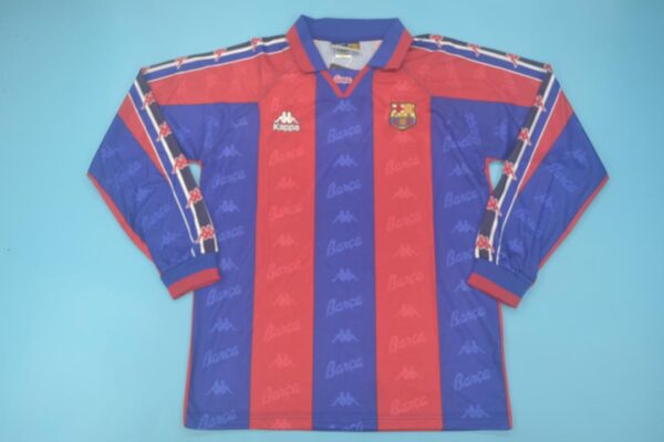 FC Barcelona Local / Fan version / Manga Larga / Retro 96-97