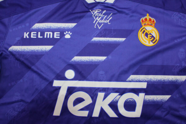 Real Madrid Visitante / Fan version / Manga Larga / Retro 94-95 - Imagen 3
