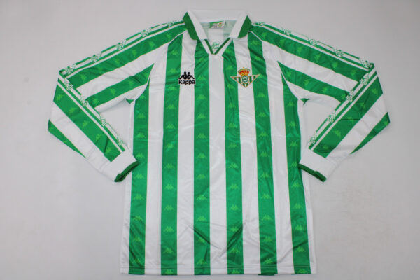 Real Betis Balompie Local / Fan version / Manga Larga / Retro 95-96