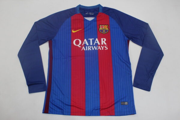FC Barcelona Local / Fan version / Manga Larga / Retro 16-17