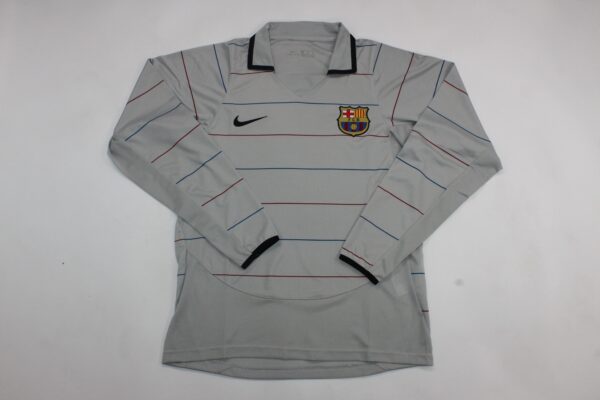 FC Barcelona Visitante / Fan version / Manga Larga / Retro 03-04