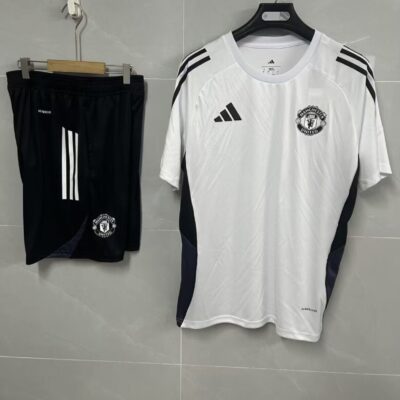 Manchester United Fc Conjunto de Entrenamiento Blanco