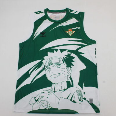 Real Betis Balompie Camiseta sin Mangas Pre-Partido / Naruto