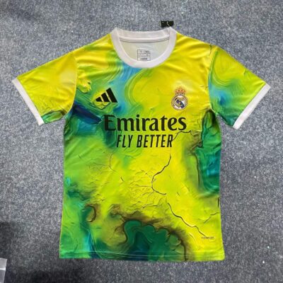 Real Madrid Entrenamiento Amarillo con verde / Fan version