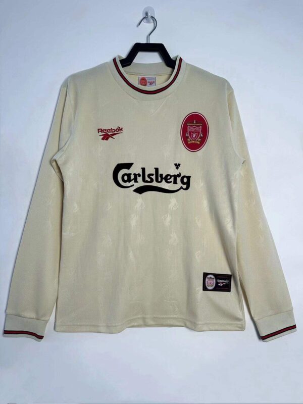 Liverpool FC Visitante / Fan version / Manga Larga / Retro 96-97