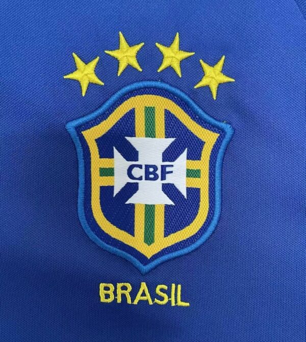 Brasil Visitante / Fan version / Manga larga / Retro 02-03 - Imagen 3