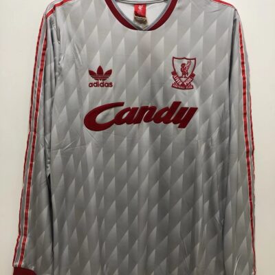 Liverpool FC Visitante / Fan version / Manga Larga / Retro 89-91
