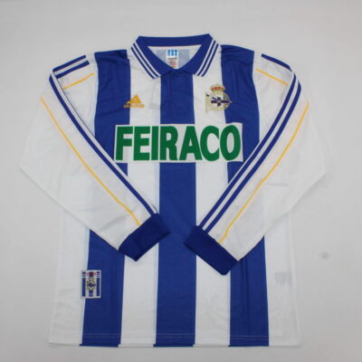 RCD La Coruña Local / Fan version / Manga Larga / Retro 99-00