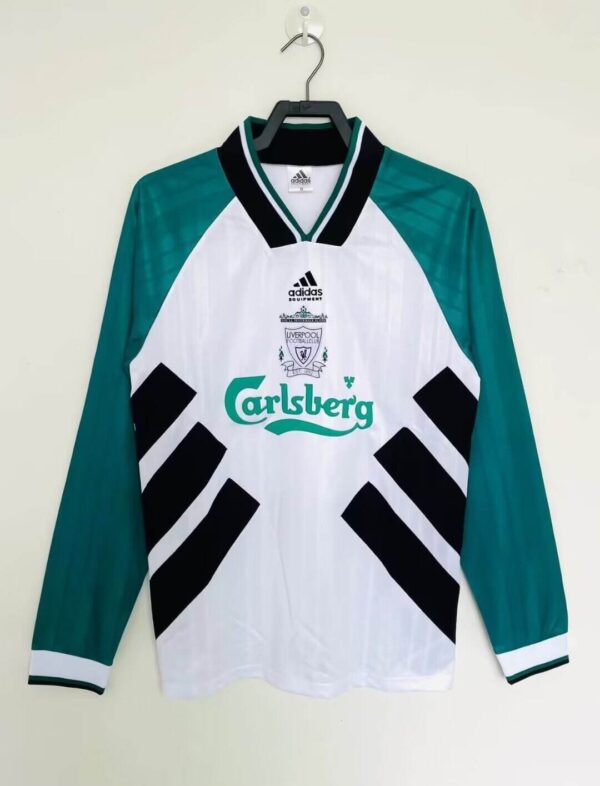 Liverpool FC Visitante / Fan version / Manga Larga / Retro 93-95