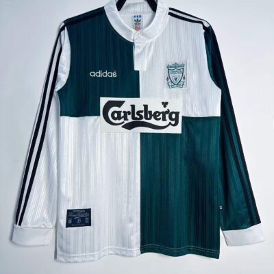 Liverpool FC Visitante / Fan version / Manga Larga / Retro 95-96