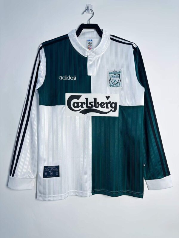 Liverpool FC Visitante / Fan version / Manga Larga / Retro 95-96