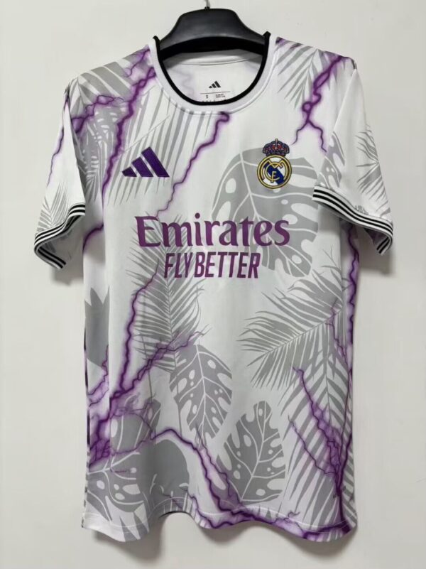Real Madrid Entrenamiento gris con purpura / Fan version