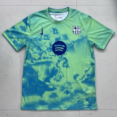 FC Barcelona Entrenamiento verde con azul / Fan version