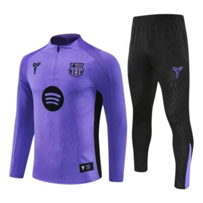 FC Barcelona Chandal Purpura / Kid version / Media Cremallera
