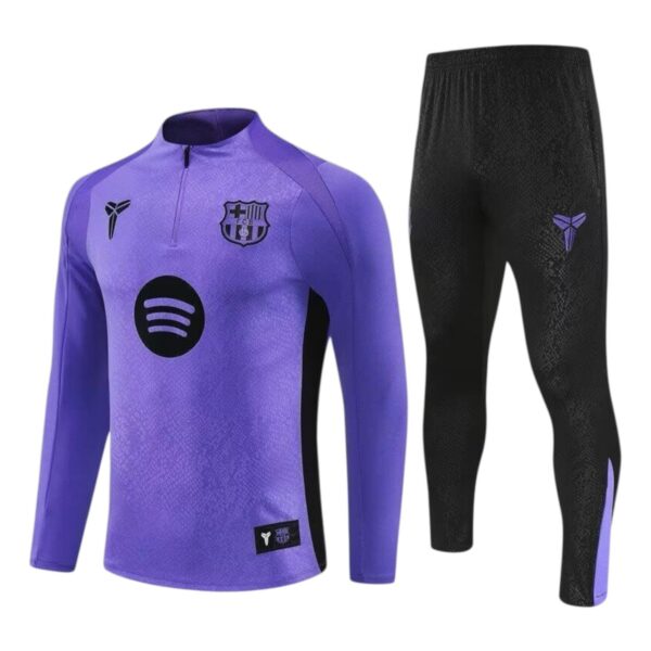 FC Barcelona Chandal Purpura / Kid version / Media Cremallera