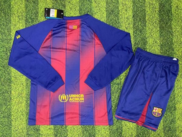 FC Barcelona Local / Kid version / Fan version / Manga Larga - Imagen 2