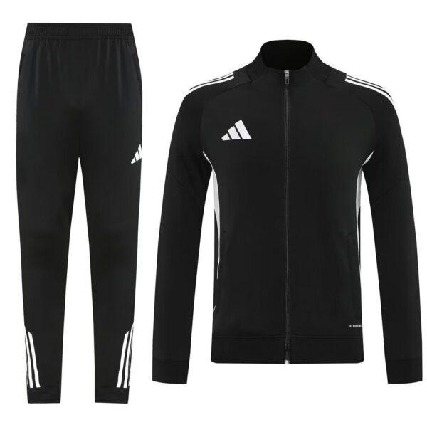 Adidas Chandal negro / Cremallera Completa