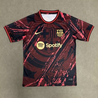 FC Barcelona Entrenamiento Negro con rojo / Fan version