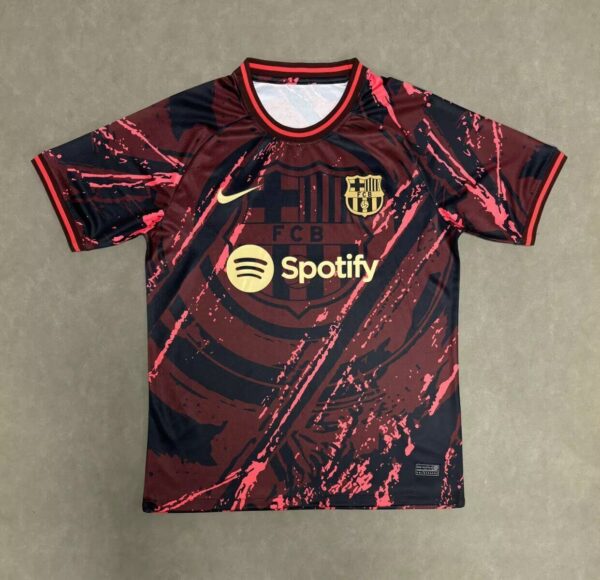 FC Barcelona Entrenamiento Negro con rojo / Fan version