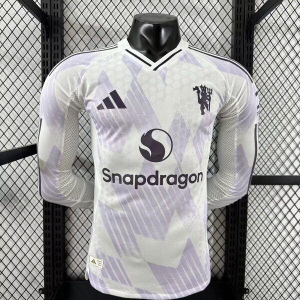 Manchester United Fc Visitante / Player version / Manga larga