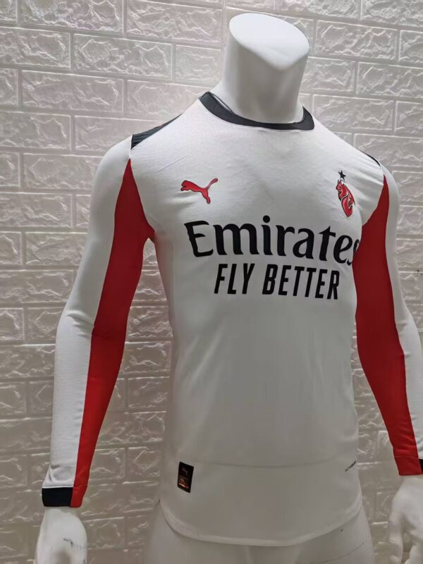 AC Milan Visitante / Player version / Manga Larga