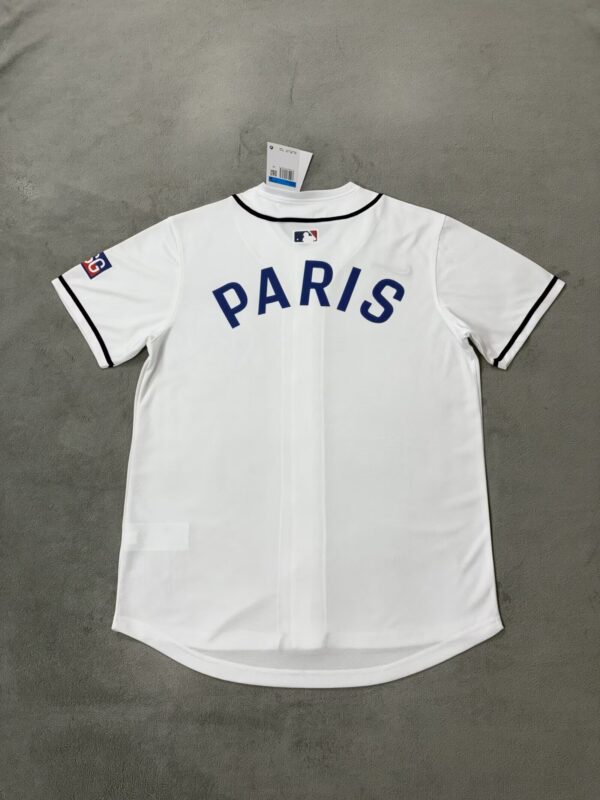 Paris Saint-Germain FC Beisbolera Blanca / MLB / Fan version - Imagen 2