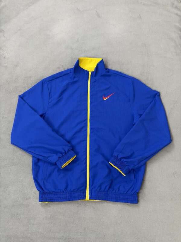 Nike / Cortavientos Reversible Amarillo x Azul - Imagen 3