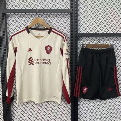 Liverpool Fc Visitante / Kid version / Fan version / Manga Larga