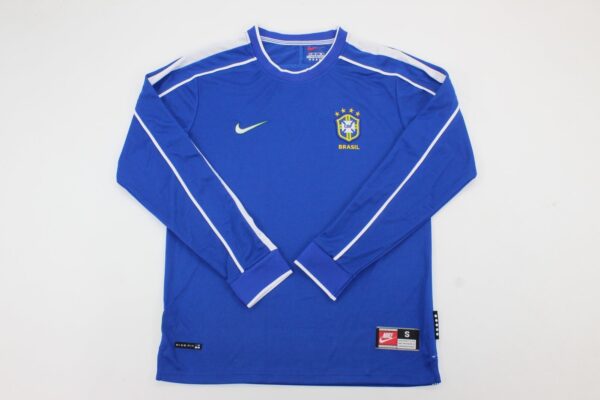 Brasil Visitante / Fan version / Manga larga / Retro 98-99
