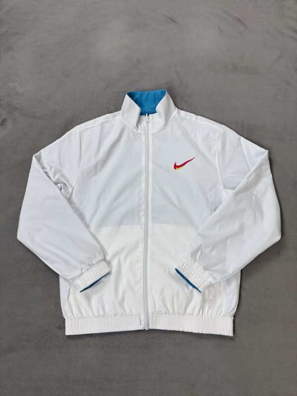 Nike / Cortavientos Reversible Azul x Blanco - Imagen 3