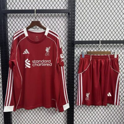 Liverpool Fc Local / Kid version / Fan version / Manga Larga