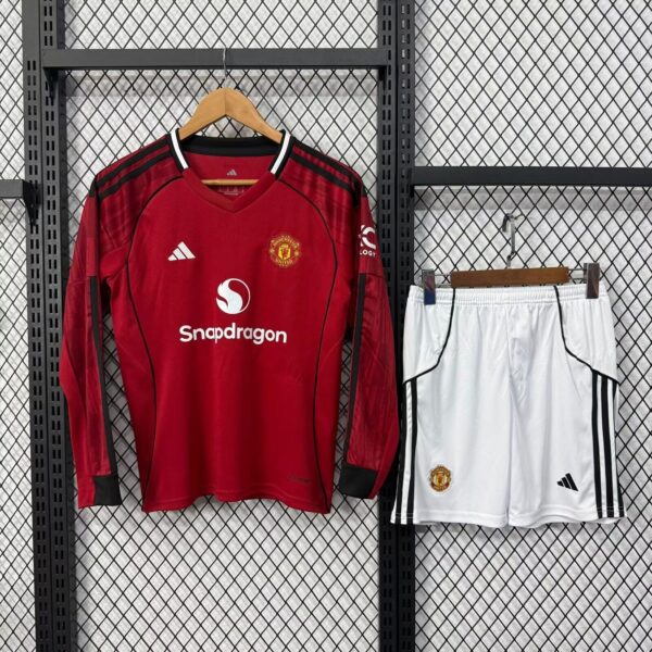 Manchester United Fc Local / Kid version / Fan version / Manga Larga