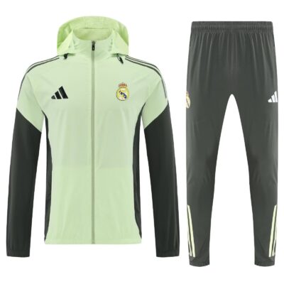 Real Madrid Chandal con Capucha LLuvia / Cremallera Completa