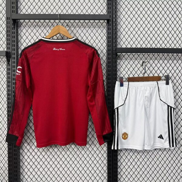 Manchester United Fc Local / Kid version / Fan version / Manga Larga - Imagen 2