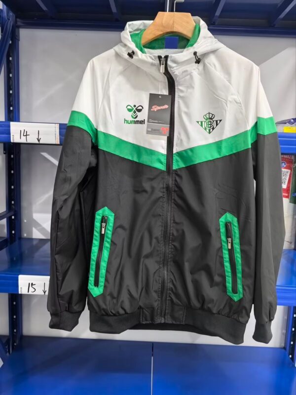 Real Betis Balompie / Cortavientos con Capucha - Imagen 2