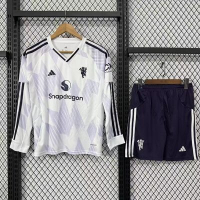 Manchester United Fc Visitante / Kid version / Fan version / Manga Larga