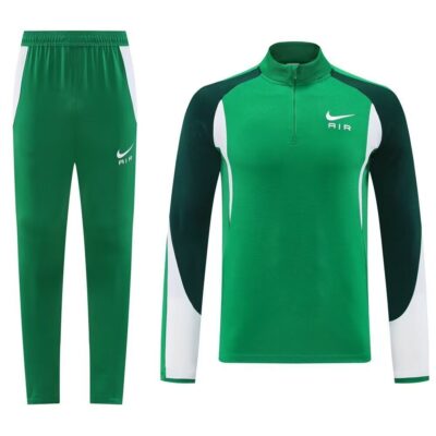 Nike NB11 Chandal Entrenamiento Verde / Media Cremallera