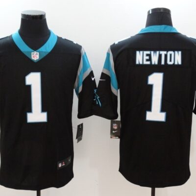 Carolina Panthers Camiseta Negra / Newton