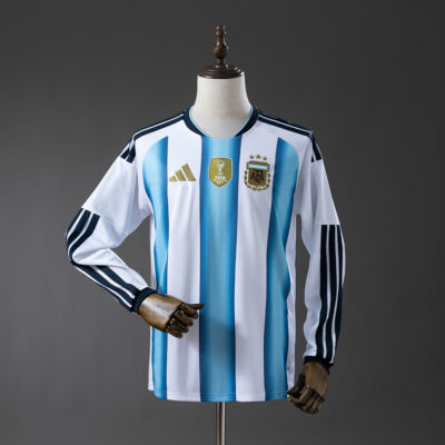 Camiseta Argentina Local / Fan version / Manga Larga / Mundial 2026